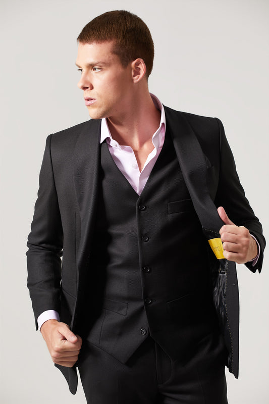 Terno Lã Super 120 Preto